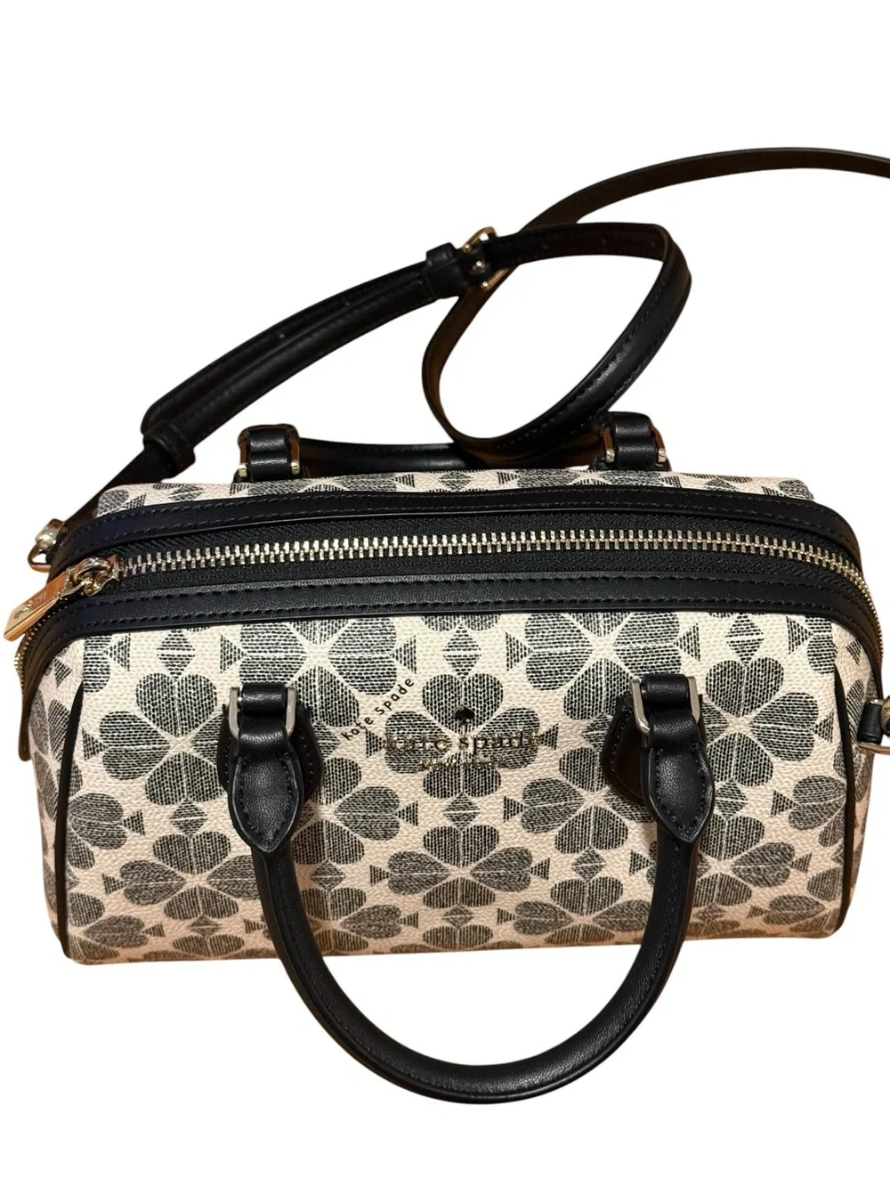 kate spade Black & Cream Mini Satchel